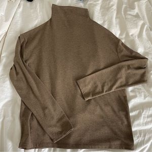 Aritzia | Wilfred Free Brown Mockneck (S)